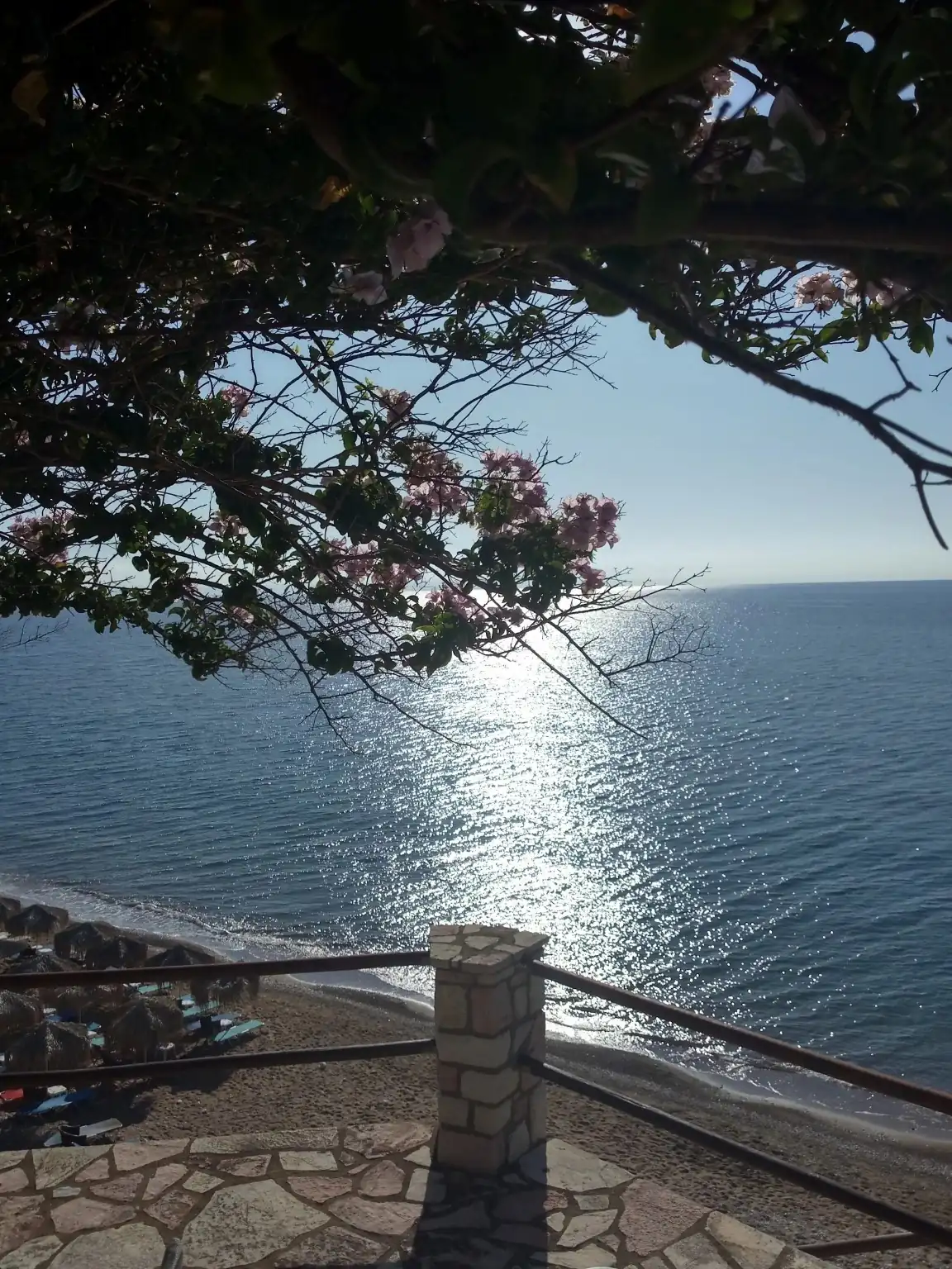 Θέα στη παραλία στο Panorama Beach Χράνοι Μεσσηνία